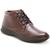 Coturno Masculino Bota Social Couro Coturno Cano Baixo Extremo Conforto Marrom