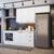 Cozinha Compacta Com Balcão Forno De Embutir Amy Casa 812 Branco HP