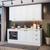 Cozinha Compacta Com Módulo Forno De Embutir Amy Casa 812 Branco HP