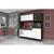 Cozinha Compacta com Nicho para Microondas B113 10 Portas e 2 Gavetas Briz Café IIBranco