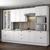 Cozinha Compacta de 06 Peças com Cristaleira Nova York Henn Branco HP