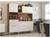 Cozinha Compacta Demóbile Select com Balcão Amêndola e Branco