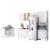 Cozinha Compacta Fit 12 Portas com Balcão Cooktop - Nicioli Branco