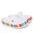 Crocs Infantil Crocband Chevron Beaded Clog K Feminina Branco