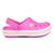 Crocs Infantil Crocband Clog Branco, Rosa