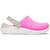 Crocs literide clog infantil electric pink/white Electric pink, White