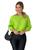 Cropped Feminino Blusinha Lançamento Moda Blogueirinha Decote Quadrado Verde limão