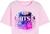 Cropped T Shirt Feminino Curto Algodão BTS Rosa