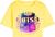 Cropped T Shirt Feminino Curto Algodão BTS Amarelo