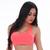 Cropped Top Fitness Academia Fitness Com Bojo Removível Ótima Sustentação  Fitmoda Laranja