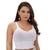 Cropped Trico Blusa Alcinha Moda Blogueirinha Top Feminino Croped Branco