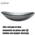 Cuba de vidro reforçado oval canoa modelo apoio p/ banheiros e lavabos - varias cores brilhantes Bege