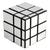Cubo Magico Mágico 3x3x3 Profissional Mirror Blocks Moyu Espelhado Dourado Prateado Outro Prata 129 Prateado
