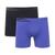Cueca Boxer Microfibra Kit 2 Lupo Sem Costura 436088 Preto, Azul royal