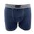 Cueca lupo  boxer  algodão tira larga listras masculina Azul jeans