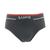 Cueca lupo fio texturizado seamless masculino Grafite