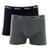 Cueca Mash Boxer Cotton 2 Peças Chumbo, Preto