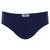 Cueca Mash Slip Algodão Basic - Tamanhos Especiais - 074.59 Azul marinho