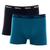 Cuecas Mash Box Original Kit 2 Masculino Cotton Boxer Preto azul