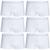 Cuecas Sunga Lupo Kit Com 6 Microfibra Sem Costura 676-002 Branco