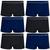 Cuecas Sunga Lupo Kit Com 6 Microfibra Sem Costura 676-002 Marinho e preta