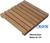 Deck De Madeira Modular 40x40cm Neonx Com Pintura NeonX Osmocolor natural uv gold