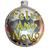 Decorama de acetato metalizado Bolas para Decoração: Feliz Natal, Ano Novo Feliz ano novo bola prata