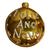 Decorama de acetato metalizado Bolas para Decoração: Feliz Natal, Ano Novo Feliz ano novo bola ouro