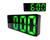 Desperte de Mesa Relógio Digital LED Multifuncional Soneca Verde