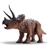Dinossauro brinquedo articulado com som bee toys Triceratops