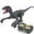 Dinossauro Controle Remoto Velociraptor Bateria Recarregável Preto