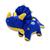 Dinossauro de Pelúcia Dino Fofo Brinquedo Infantil Presente Para Crianças Decoração de Quarto Azul