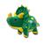 Dinossauro de Pelúcia Dino Fofo Brinquedo Infantil Presente Para Crianças Decoração de Quarto Verde