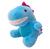 Dinossauro De Pelúcia Super Macio Dino Baby T rex azul