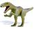 Dinossauro Furious Rex 60 Cm Emite Som Adjomar Brinquedos Verde