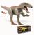 Dinossauro Furious Tiranossauro Rex Grande Articulado Som Cinza