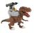 Dinossauro rex attack - adijomar Vermelho escuro
