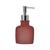 Dispenser de Sabonete Líquido Bath 320ml Vidro Vermelho