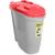 Dispenser porta ração 40 litros 18kg cores Vermelho