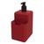 Dispenser Single 500ml Coza 8 x 10,5 x 18,2 cm - Vermelho Bold Coza Sem-cor