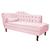 Diva Recamier Diana 140cm Lado Direito Corano - Amarena Móveis Rosa Bebê