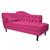 Diva Recamier Diana 140cm Lado Direito Suede - ADJ Decor Pink