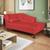 Diva Recamier Diana 160cm Lado Direito Corano - ADJ Decor Vermelho