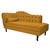 Diva Recamier Diana 185cm Lado Direito Suede - ADJ Decor Mostarda