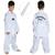 Dobok Taekwondo Infantil Kimono Oxford com Faixa Branca  Branco