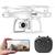 Drone 8S Tamanho Profissional, Sensor Colisão, Câmera HD, Acessórios+ Branco