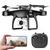 Drone 8S Tamanho Profissional, Sensor Colisão, Câmera HD, Acessórios+ Preto