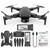 Drone L900 Pro 4K Kit 1 a 3 Baterias, Gps, Motor Brushless Preto