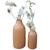 dupla de vasos decorativos em ceramica riscado decoração de sala e casa CALCITA
