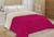 Edredom Coberdrom Cobertor Sherpa Cama Casal Queen 2,40m x 2,20m Pele de Carneiro Pink